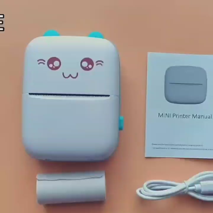 Mini Portable Thermal Printer | Wireless Bluetooth Pocket Photo Printer